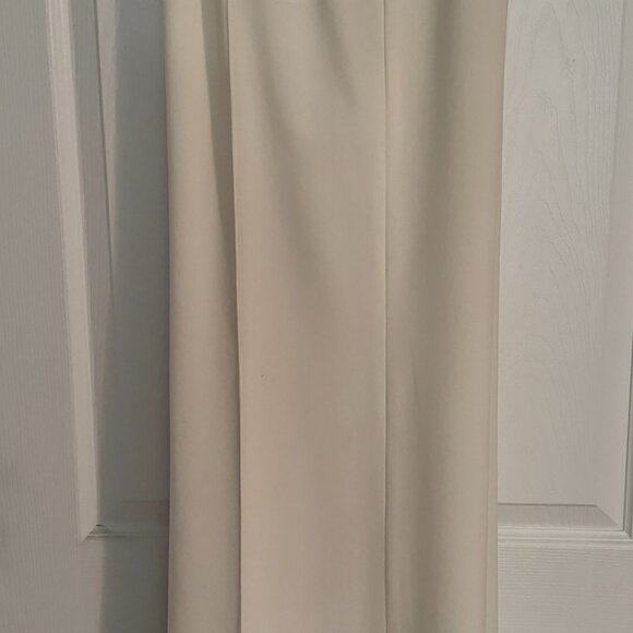 Body by Victoria Vintage Off-white Wide Leg Pant, Fully lined, Size 8 - Picture 6 of 8